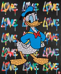 A Lot Of Love For Donald by Paul Normansell - Original sized 24x24 inches. Available from Whitewall Galleries